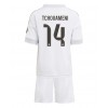 Real Madrid Aurelien Tchouameni #14 Domáci Detský futbalový dres 2025-26 Krátky Rukáv (+ trenírky)